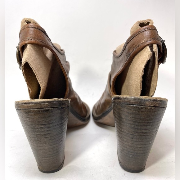 FIORENTINI + BAKER Women’s Open Toe Block Heel Mules Size EU 40 (10 USA) - Picture 5 of 15